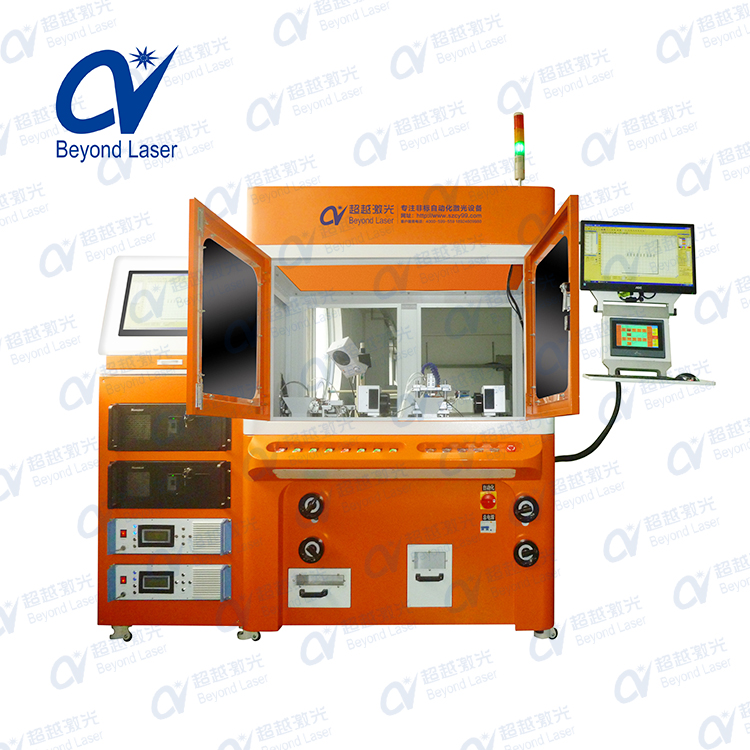 2017年雙頭多工位激光打標機雕刻機圖片展示