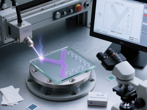 醫(yī)療微流控芯片微孔激光加工 (7)